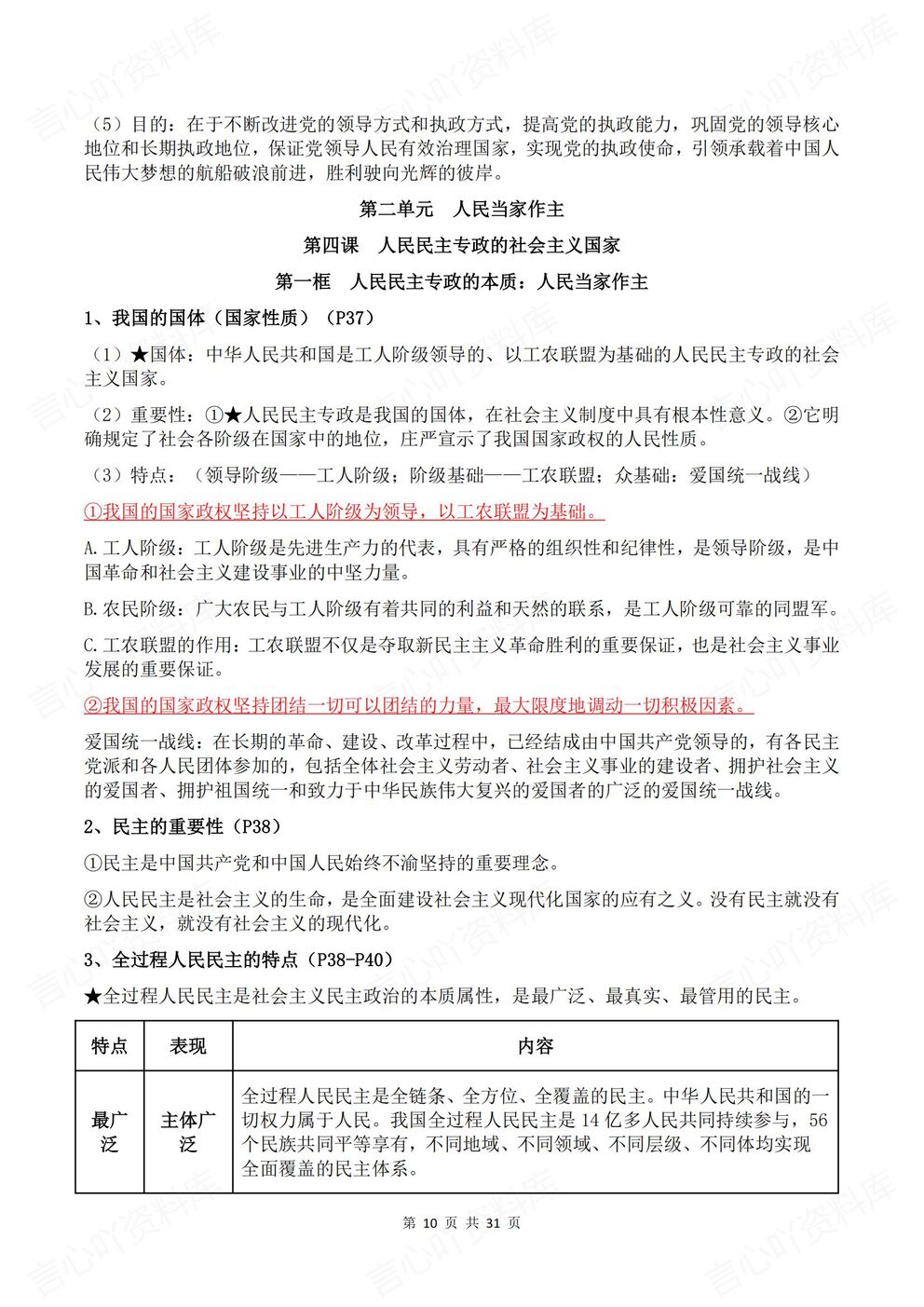 高中政治-必修三新版全册知识点总结《政治与法治》插图高中政治4
