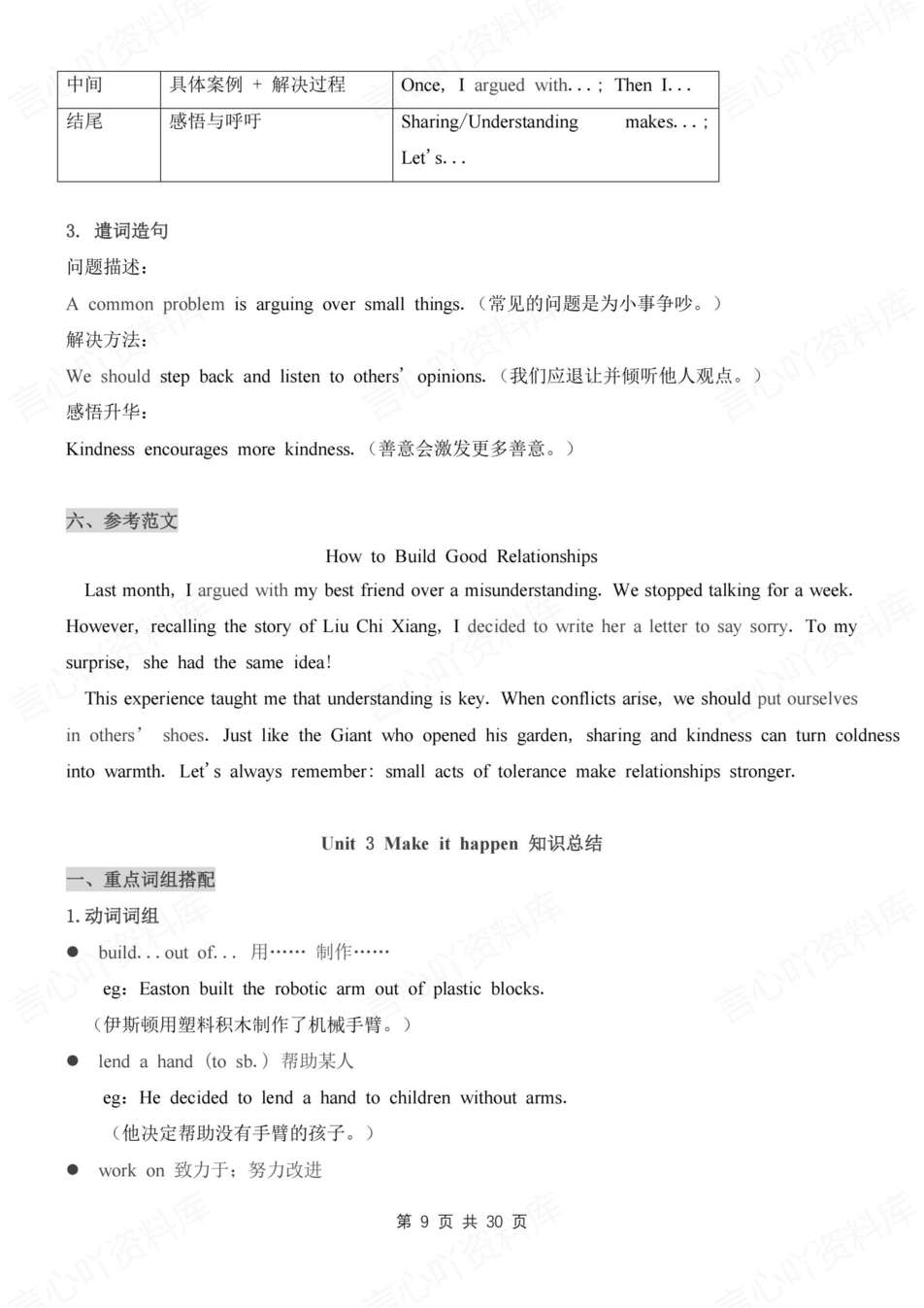 初中英语-八年级上单元知识点归纳梳理新教材外研版初二上插图初中英语4