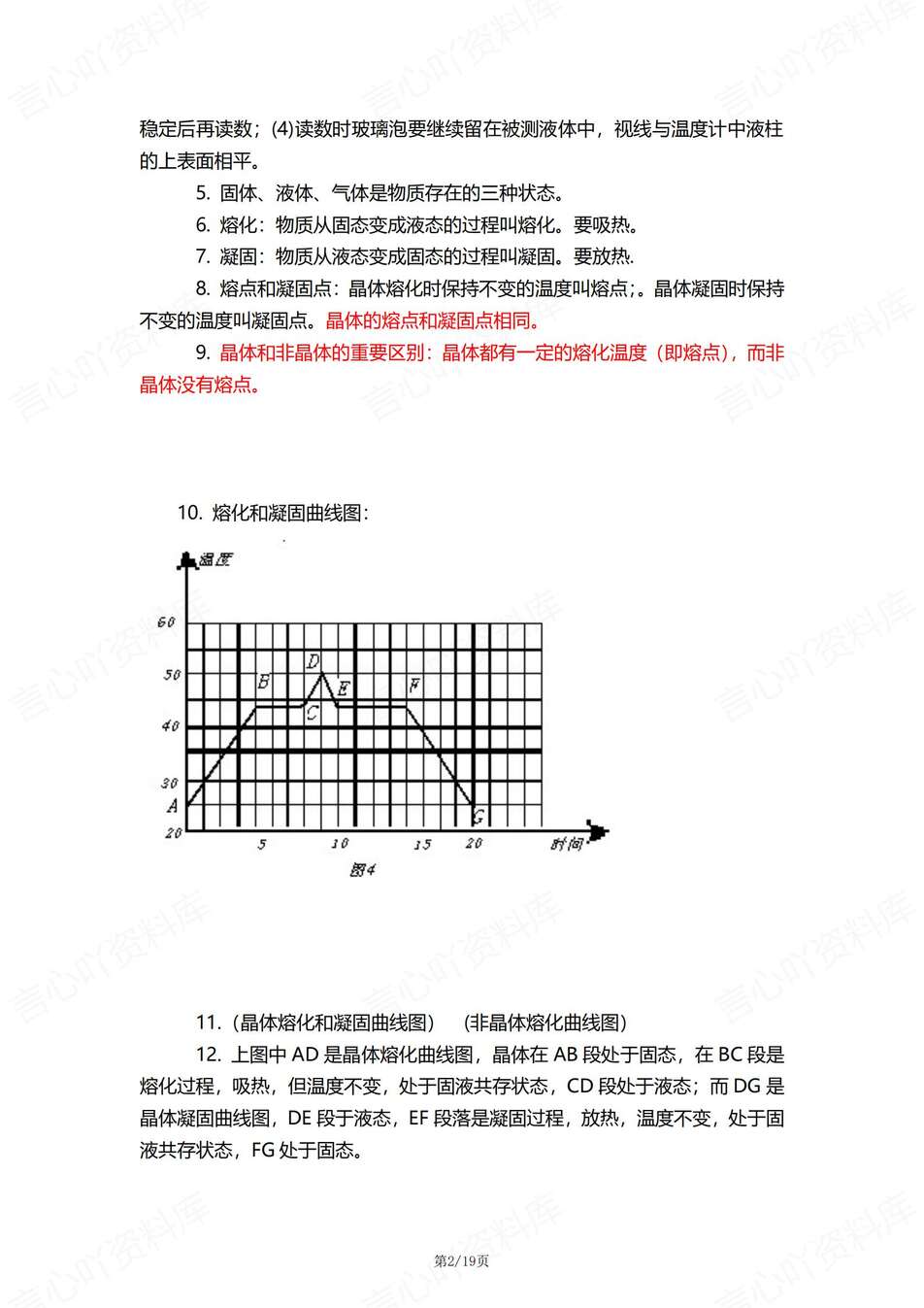 初中物理-八九年级18章重要知识点归纳总结初中全册知识复习插图初中物理1